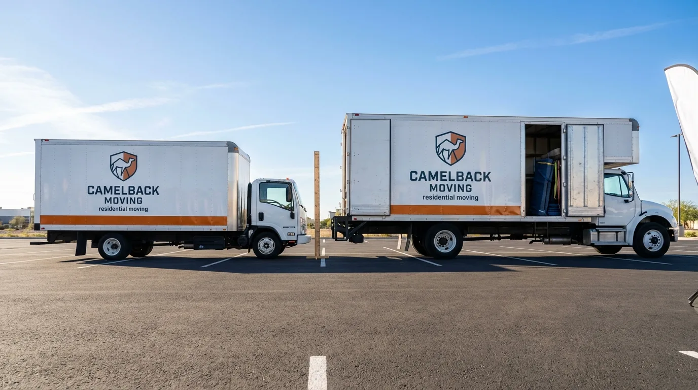 Moving truck size capacity guide in Galena Park